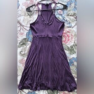EXPRESS Purple Skater Dress